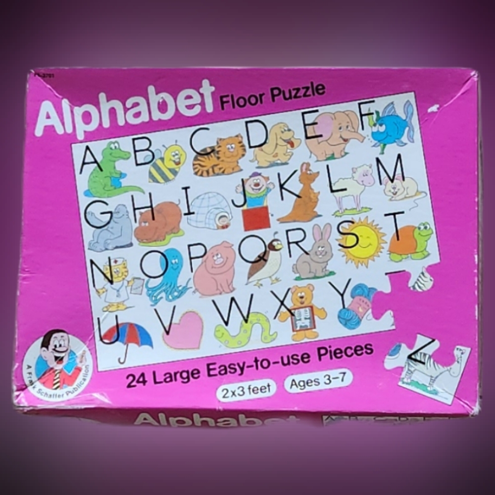 #T6 Frank Schaffer Alphabet Floor Puzzle For ages 3-7